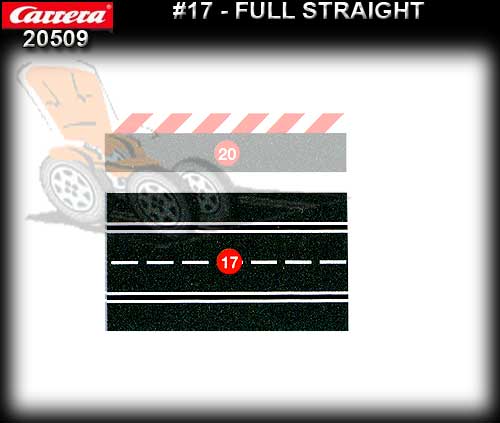CARRERA TRACK 205091 - Standard Straight x 1 piece