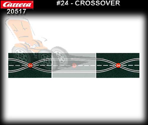 CARRERA TRACK 20517 - Lane change Cross-over 2 pieces