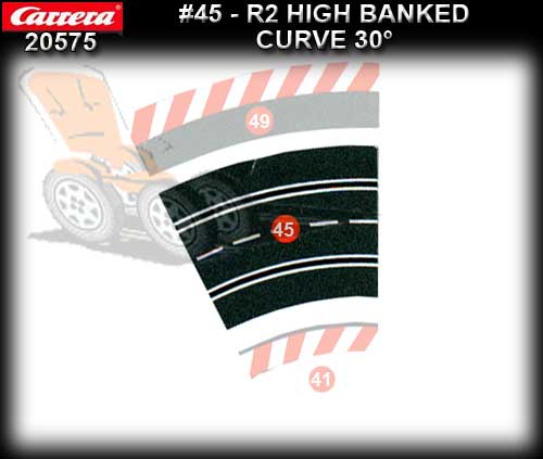 CARRERA TRACK 20575 - High Banked Curve R2/30 degree