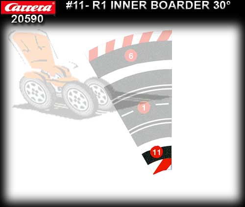 CARRERA BORDERS 20590 - Inside Border for R1/30 degree