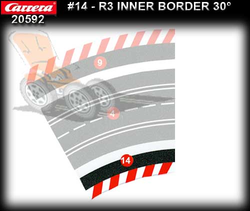 CARRERA BORDERS 20592 - Inside Border for R3/30 deg