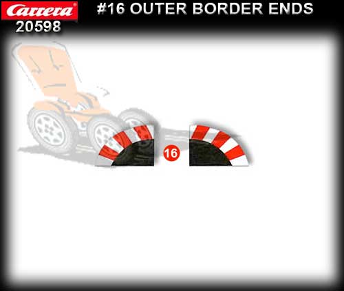 CARRERA BORDERS 20598 - Outer Border Ends