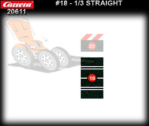 CARRERA TRACK 20611 - 1/3 Straight