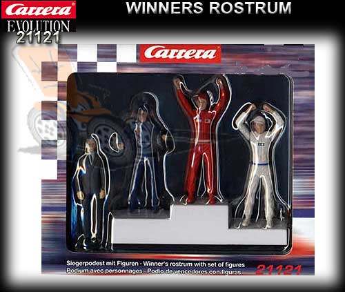 CARRERA SCENERY 21121 - Winners Podium with 4 figures
