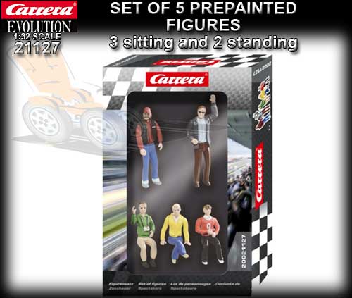 CARRERA SCENERY 21127 - set of 5 prepainted figures
