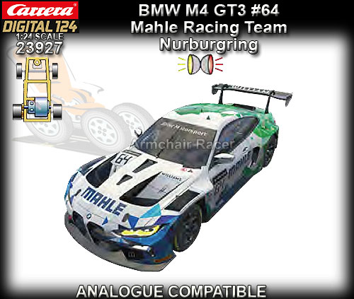 CARRERA DIGITAL 1:24 23927 - BMW M4 GT3 - Mahle Racing Team #64