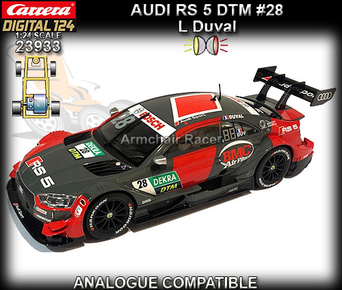 CARRERA DIGITAL 1:24 23933 - Audi RS5 DTM - L.Duval #28