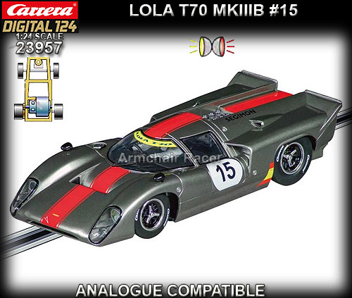 CARRERA DIGITAL 1:24 23957 - Lola T70 MKIIIB #15