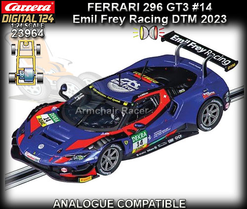 CARRERA DIGITAL 1:24 23964 - Ferrari 296 GT3 - DTM 2023 #14