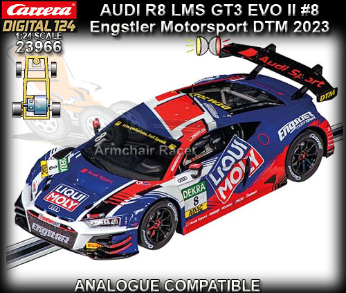 CARRERA DIGITAL 1:24 23966 - Audi R8 LMS GT3 EVO II DTM 2023 #8