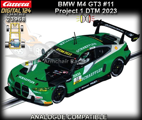 CARRERA DIGITAL 1:24 23968 - BMW M4 GT3 - DTM 2023 Project 1 #11