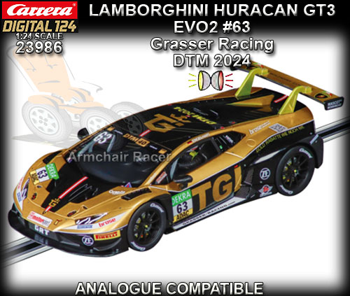 CARRERA DIGITAL 1:24 23986 - Lamborghini Huracan GT3 EVO II #63