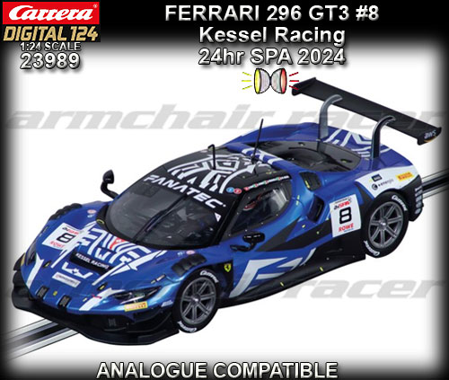 CARRERA DIGITAL 1:24 23989 - Ferrari 296 GT3 - 24h Spa 2024 #8