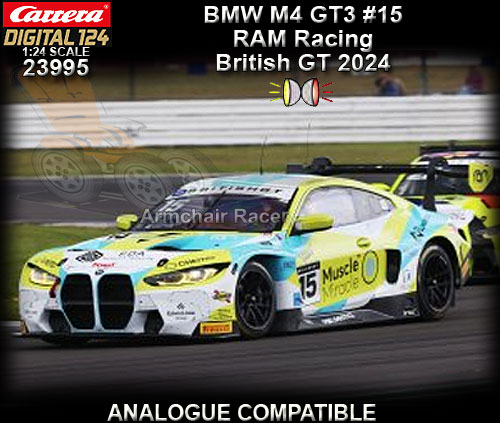 CARRERA DIGITAL 1:24 23995 - BMW M4 GT3 - British GT 2024 #15