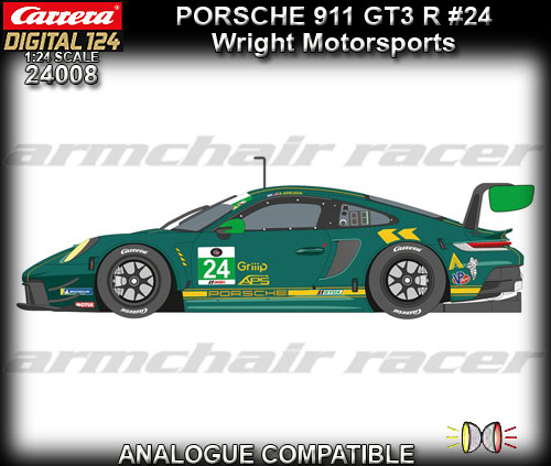 CARRERA DIGITAL 1:24 24008 - Porsche 911 GT3 R #24