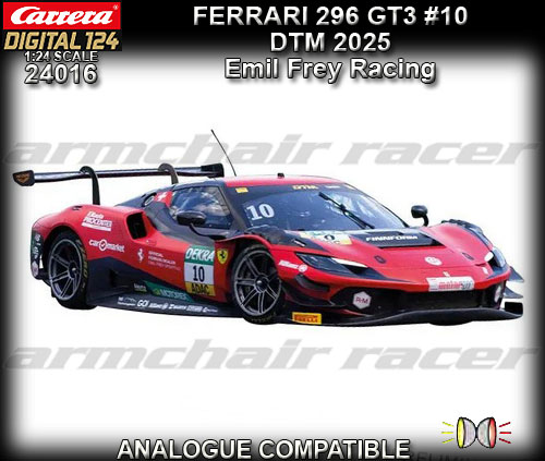 CARRERA DIGITAL 1:24 24016 - Ferrari 296 GT3 - DTM 2025 #10
