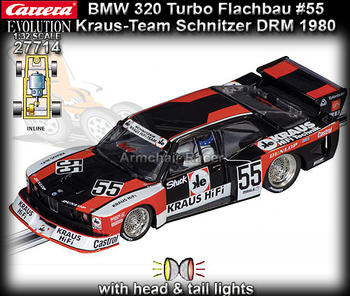 CARRERA 27714 - BMW 320 Turbo Flashbau - Kraus Schnitzer #55