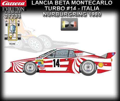 CARRERA 27733 - Lancia Beta Montecarlo Turbo - Nurburgring 1980