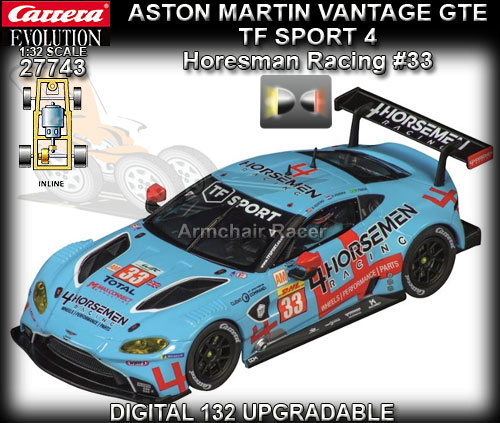 CARRERA 27743 - Aston Martin Vantage GTE - 4 Horsemen Racing #33