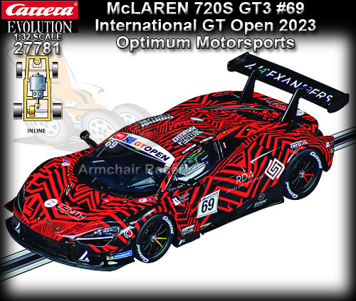CARRERA 27781 - McLaren 720S GT3 International GT Open 2023 #69