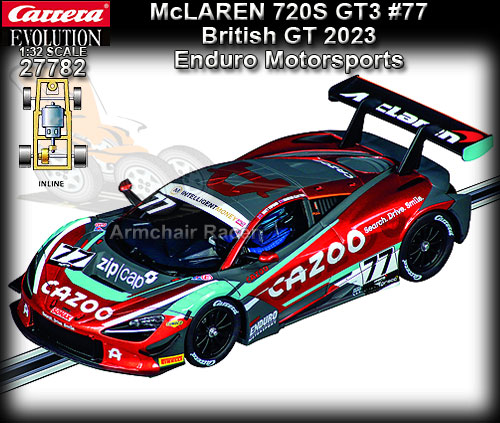 CARRERA 27782 - McLaren 720S GT3 - British GT 2023 #77