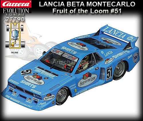 CARRERA 27790 - Lancia Beta Montecarlo Turbo - Fruit of the Loom