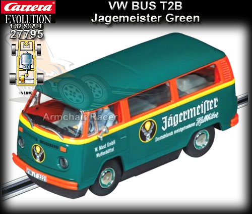 CARRERA 27795 - VW Bus T2B - Jagermeister (green)
