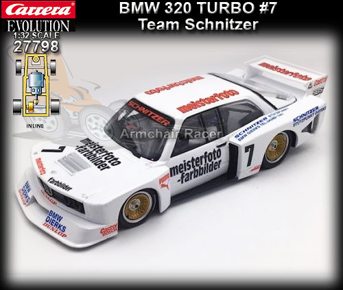 CARRERA 27798 - BMW 320 Turbo Flachbau- TeamSchnitzer #7