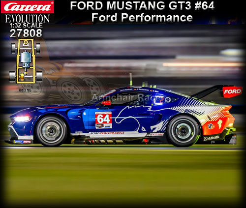 CARRERA 27808 - Ford Mustang GT3 - Ford Performance #64