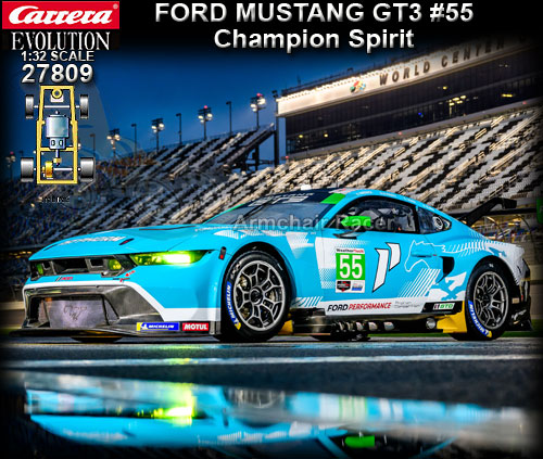CARRERA 27809 - Ford Mustang GT3 - Champion Spirit #55