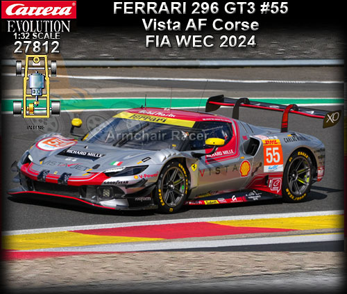 CARRERA 27812 - Ferrari 296 GT3 - FIA WEC #74