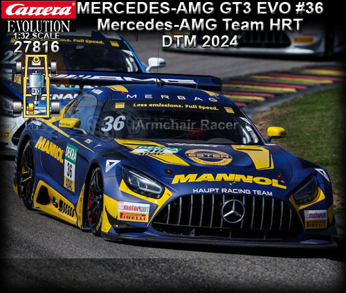 CARRERA 27816 - Mercedes-AMG GT3 EVO #36 - DTM 2024