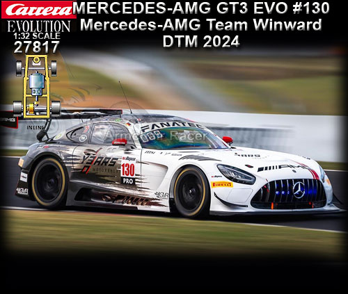 CARRERA 27817 - Mercedes-AMG GT3 EVO #130 - DTM 2024