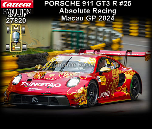CARRERA 27820 - Porsche 911 GT3 R #25 - Macau GP 2024