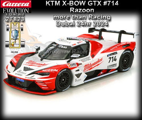 CARRERA 27823 - KTM X-Bow GTX - #714 Dubai 24h 2024