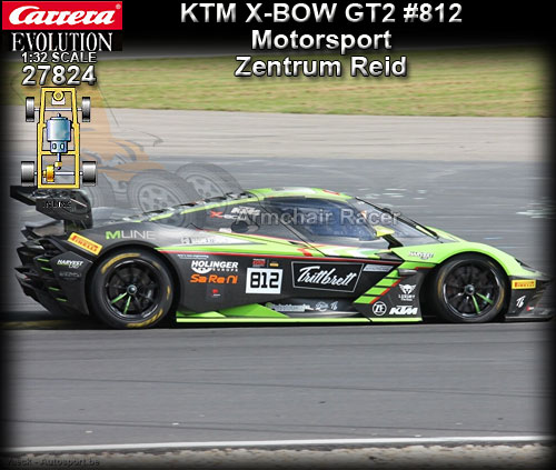 CARRERA 27824 - KTM X-Bow GTX #812