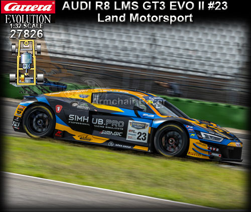 CARRERA 27826 - Audi R8 LMS GT3 EVO II #23