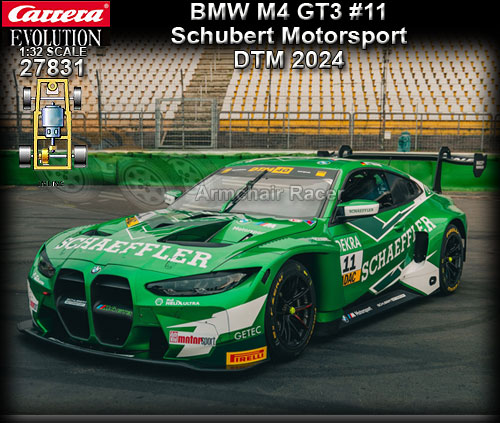 CARRERA 27831 - BMW M4 GT3 - DTM 2024 - Schubert Motorsport #11
