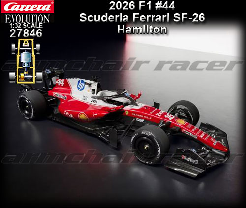 CARRERA 27846 - F1 Scuderia Ferrari SF-26 - Lewis Hamilton #44