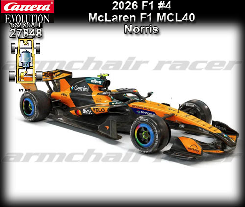 CARRERA 27848 - F1 McLaren MCL40 - Lando Norris #4