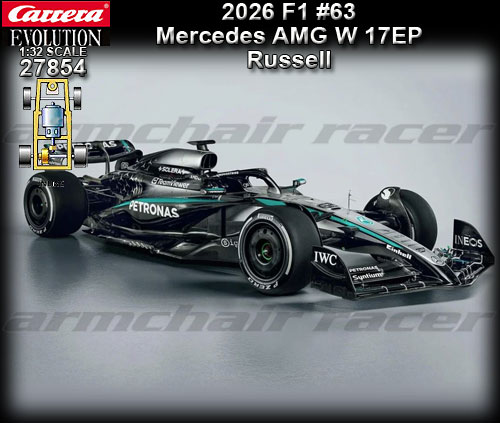CARRERA 27854 - F1 Mercedes AMG Petronas W17 George Russell #63
