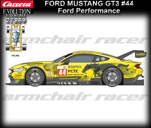 CARRERA 27869 - Ford Mustang GT3 - Ford Performance #44