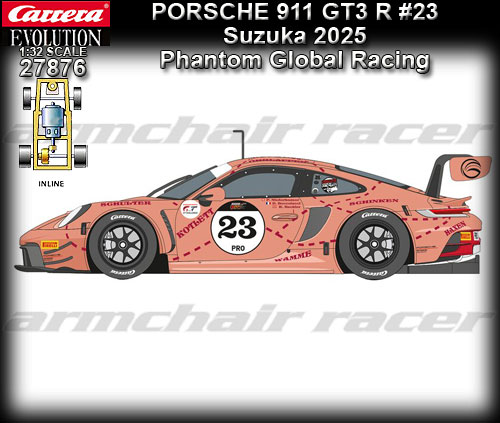 CARRERA 27876 - Porsche 911 GT3 R - Suzuka 2025 #23