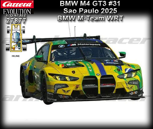 CARRERA 27877 - BMW M4 GT3 - Sao Paulo 2025 #31 - BMW M-Team WRT