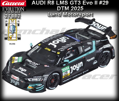 CARRERA 27882 - Audi R8 LMS GT3 EVO II - DTM 2025 #29
