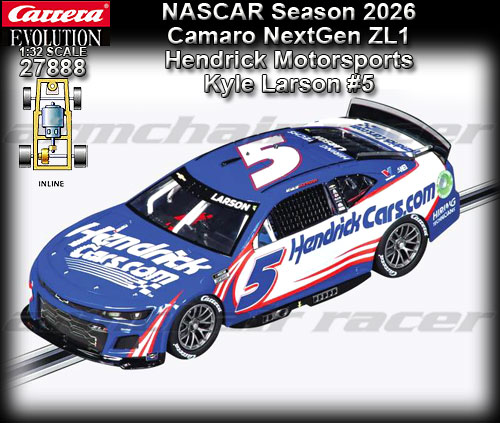 CARRERA 27888 - NASCAR Camaro NextGen ZL1 - Kyle Larson #5