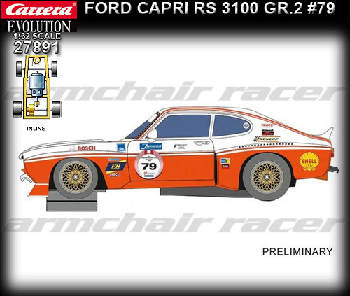 CARRERA 27891 - Ford Capri RS3100 Group 2 #79