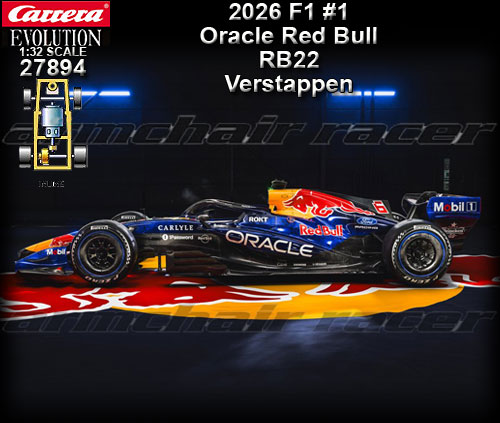 CARRERA 27894 - F1 Oracle Red Bull RB22 - Max Verstappen #1