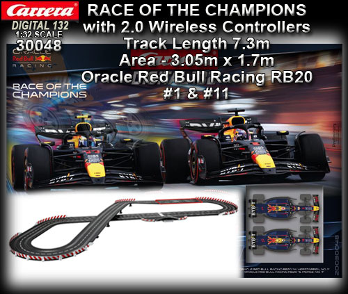 CARRERA DIGITAL 132 SET 30048 - Race of the Champions 7.3m/2 car