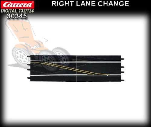 CARRERA D132/124 30345 - Right Lane Change Over